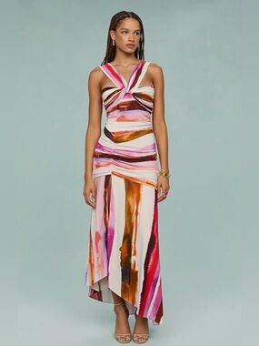 Amur Casi Jersey Midi Dress